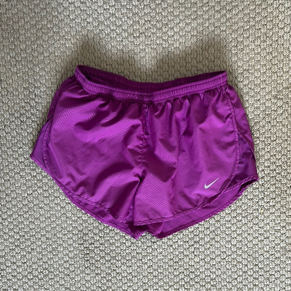 Nike Purple Athletic Shorts Lightweight Elastic Waist